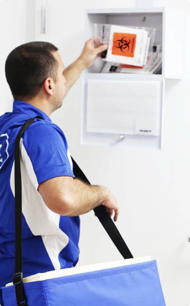 Coordinated logistics and specimen transport